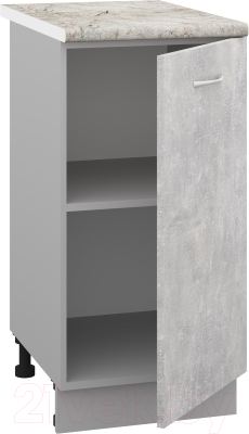 Шкаф-стол кухонный Кортекс-мебель Корнелия Лира НШ40р