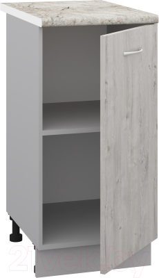 Шкаф-стол кухонный Кортекс-мебель Корнелия Лира НШ40р