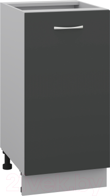 Шкаф-стол кухонный Кортекс-мебель Корнелия Лира НШ40р без столешницы - фото