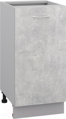 Шкаф-стол кухонный Кортекс-мебель Корнелия Лира НШ40р без столешницы - фото