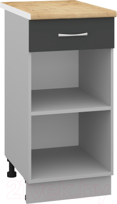 Шкаф-стол кухонный Кортекс-мебель Корнелия Лира НШ40р1ш