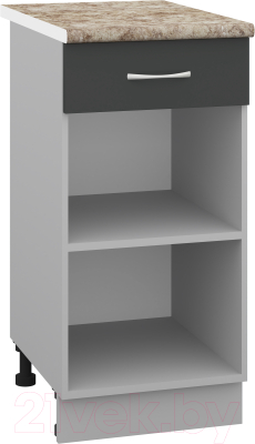 Шкаф-стол кухонный Кортекс-мебель Корнелия Лира НШ40р1ш