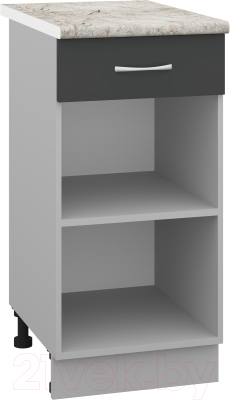 Шкаф-стол кухонный Кортекс-мебель Корнелия Лира НШ40р1ш