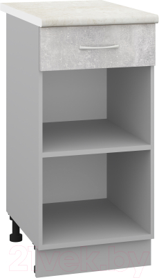 Шкаф-стол кухонный Кортекс-мебель Корнелия Лира НШ40р1ш