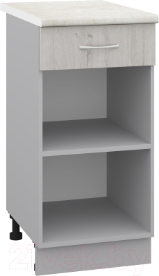 Шкаф-стол кухонный Кортекс-мебель Корнелия Лира НШ40р1ш