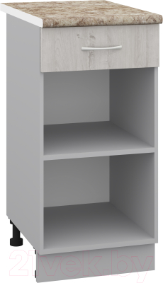 Шкаф-стол кухонный Кортекс-мебель Корнелия Лира НШ40р1ш