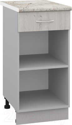 Шкаф-стол кухонный Кортекс-мебель Корнелия Лира НШ40р1ш