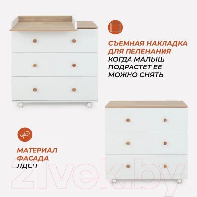 Комод пеленальный Rant Elsa / 121