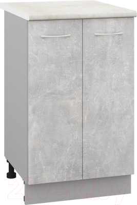 Шкаф-стол кухонный Кортекс-мебель Корнелия Лира НШ50р - фото