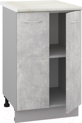 Шкаф-стол кухонный Кортекс-мебель Корнелия Лира НШ50р