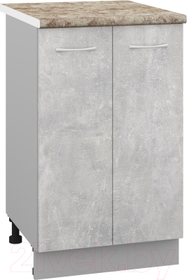 Шкаф-стол кухонный Кортекс-мебель Корнелия Лира НШ50р - фото