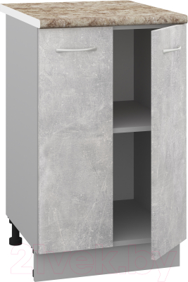 Шкаф-стол кухонный Кортекс-мебель Корнелия Лира НШ50р