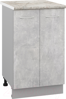 Шкаф-стол кухонный Кортекс-мебель Корнелия Лира НШ50р - фото