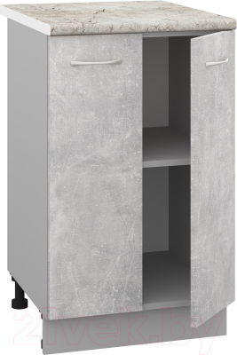 Шкаф-стол кухонный Кортекс-мебель Корнелия Лира НШ50р