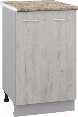 Шкаф-стол кухонный Кортекс-мебель Корнелия Лира НШ50р - фото
