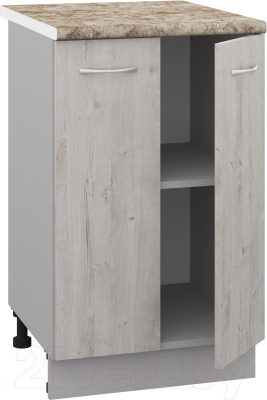 Шкаф-стол кухонный Кортекс-мебель Корнелия Лира НШ50р