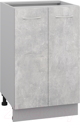 Шкаф-стол кухонный Кортекс-мебель Корнелия Лира НШ50р без столешницы - фото