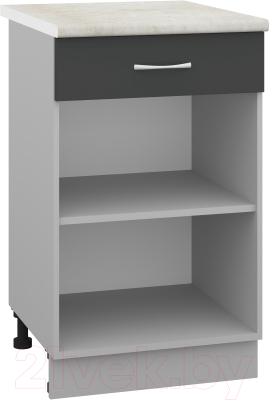 Шкаф-стол кухонный Кортекс-мебель Корнелия Лира НШ50р1ш