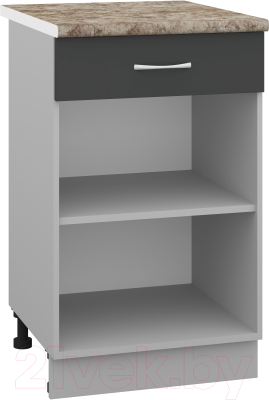 Шкаф-стол кухонный Кортекс-мебель Корнелия Лира НШ50р1ш