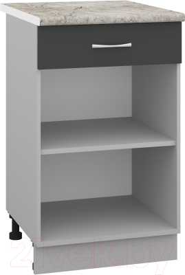 Шкаф-стол кухонный Кортекс-мебель Корнелия Лира НШ50р1ш