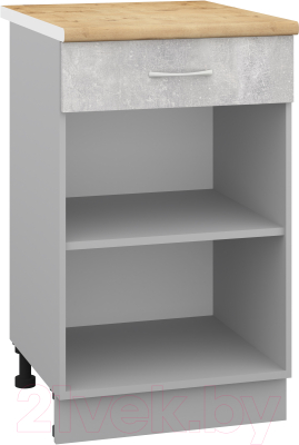 Шкаф-стол кухонный Кортекс-мебель Корнелия Лира НШ50р1ш