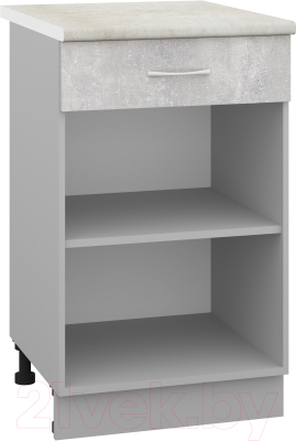 Шкаф-стол кухонный Кортекс-мебель Корнелия Лира НШ50р1ш