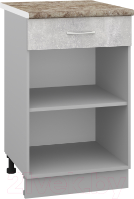 Шкаф-стол кухонный Кортекс-мебель Корнелия Лира НШ50р1ш