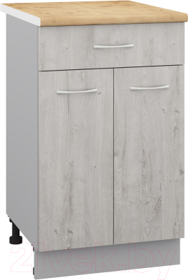 Шкаф-стол кухонный Кортекс-мебель Корнелия Лира НШ50р1ш - фото