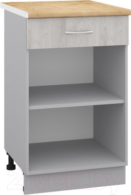 Шкаф-стол кухонный Кортекс-мебель Корнелия Лира НШ50р1ш