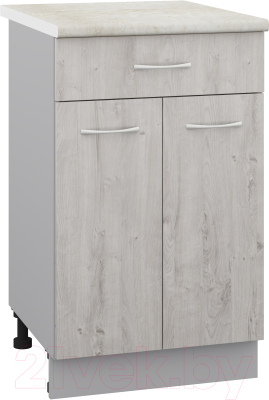 Шкаф-стол кухонный Кортекс-мебель Корнелия Лира НШ50р1ш - фото