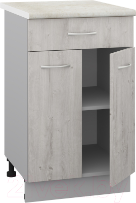 Шкаф-стол кухонный Кортекс-мебель Корнелия Лира НШ50р1ш