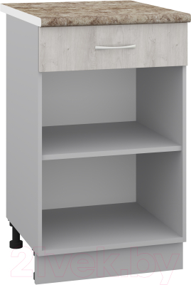 Шкаф-стол кухонный Кортекс-мебель Корнелия Лира НШ50р1ш