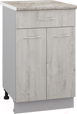 Шкаф-стол кухонный Кортекс-мебель Корнелия Лира НШ50р1ш - фото