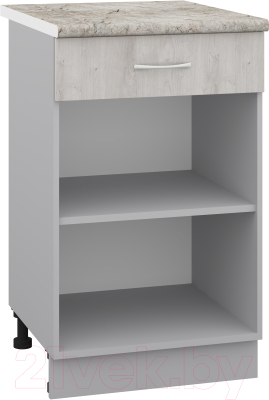 Шкаф-стол кухонный Кортекс-мебель Корнелия Лира НШ50р1ш