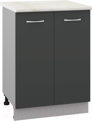 Шкаф-стол кухонный Кортекс-мебель Корнелия Лира НШ60р - фото