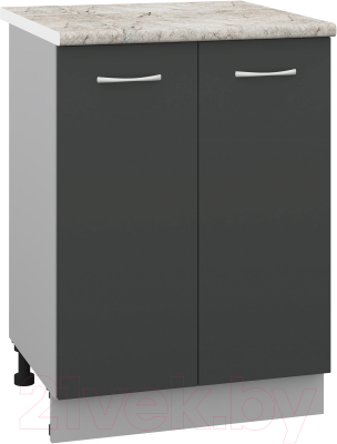 Шкаф-стол кухонный Кортекс-мебель Корнелия Лира НШ60р - фото