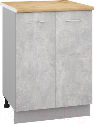 Шкаф-стол кухонный Кортекс-мебель Корнелия Лира НШ60р - фото