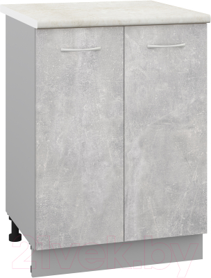 Шкаф-стол кухонный Кортекс-мебель Корнелия Лира НШ60р - фото