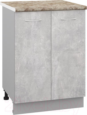 Шкаф-стол кухонный Кортекс-мебель Корнелия Лира НШ60р - фото