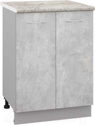 Шкаф-стол кухонный Кортекс-мебель Корнелия Лира НШ60р - фото