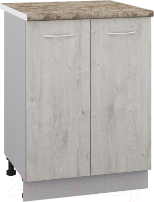 Шкаф-стол кухонный Кортекс-мебель Корнелия Лира НШ60р - фото