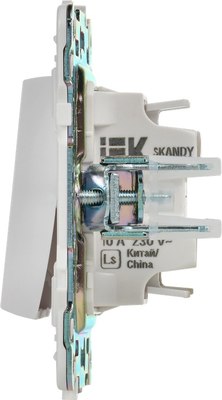 Выключатель IEK Skandy SK-V10-1-10-K01