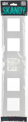 Рамка для выключателей и розеток IEK Skandy SK-M52-K01