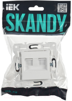 Розетка IEK Skandy SK-K20-1-K01