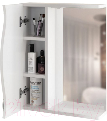 Шкаф с зеркалом для ванной Mixline Лима 55 L 551705