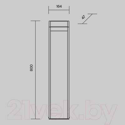 Светильник уличный Maytoni Sten O444FL-L13GF3K2