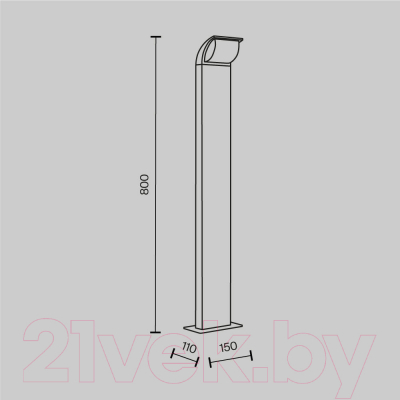Светильник уличный Maytoni Stock O446FL-L7GF3K 