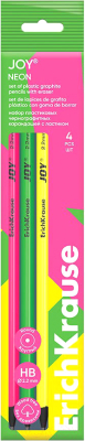 Набор простых карандашей Erich Krause JOY Neon / 60701 - фото