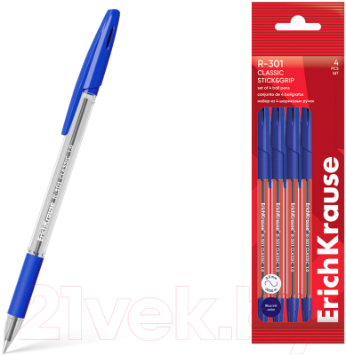 Набор шариковых ручек Erich Krause R-301 / 60994