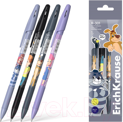 Набор шариковых ручек Erich Krause R-301 / 61100